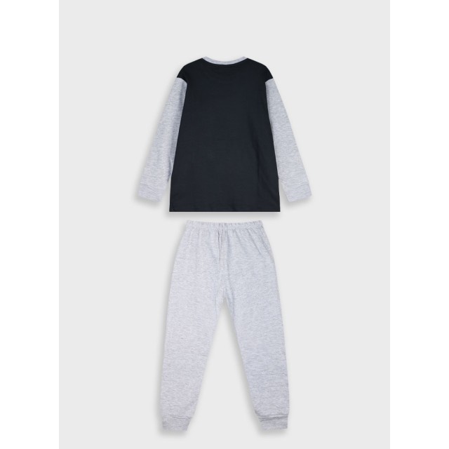 Pyjama with print | GREY MELANGE