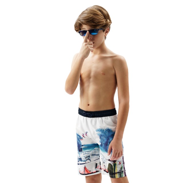 Boy΄s printed swim bermuda | ALL OVER PRINT