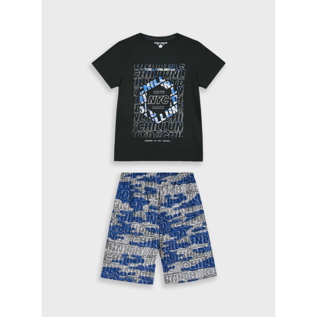 Boy΄s 2 piece pyjama set with print | ALL OVER PRINT