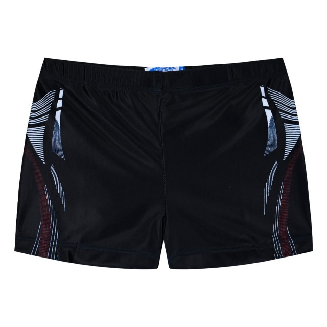 Boy΄s swim briefs with print on the sides | BLACK