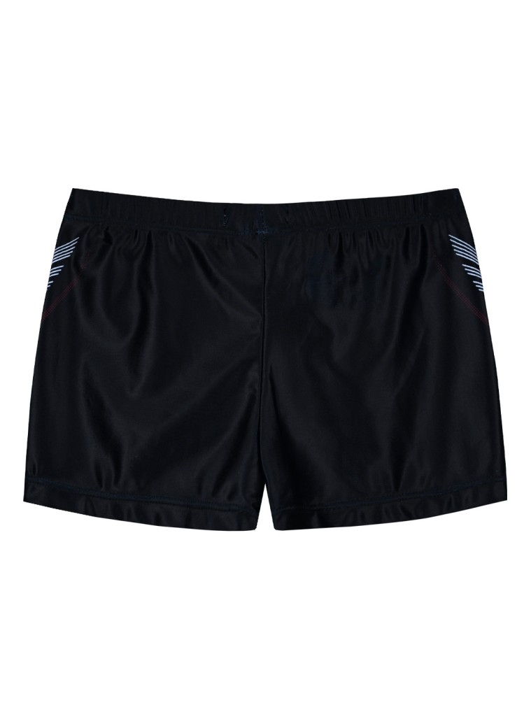 Boy΄s swim briefs with print on the sides | BLACK