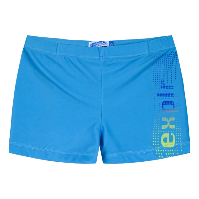 Boy΄s swim briefs with print on the sides | TURQUOISE