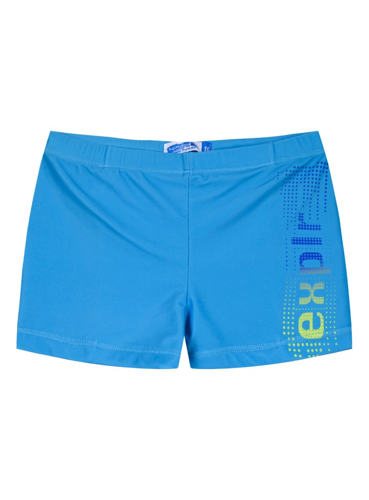 Boy΄s swim briefs with print on the sides | TURQUOISE