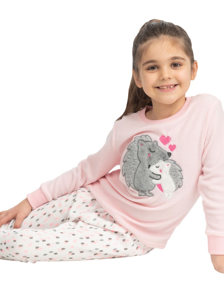 Fleece pyjamas | ALL OVER PRINT
