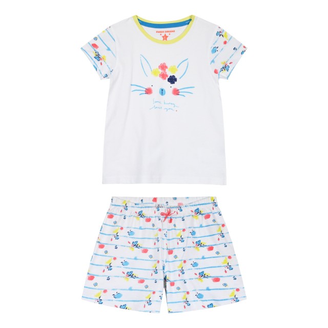 Girl΄s 2 piece pyjama set with print | Stampa all over