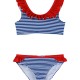 Girl΄s stripped 2 piece swim suit | STRIPPED PRINT