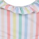 Girl΄s stripped 2 piece swim suit | STRIPPED PRINT