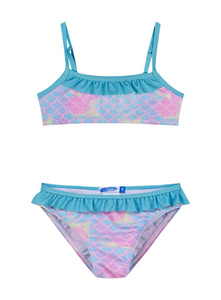 Girl΄s 2 piece set mermaid swim suit | ALL OVER PRINT