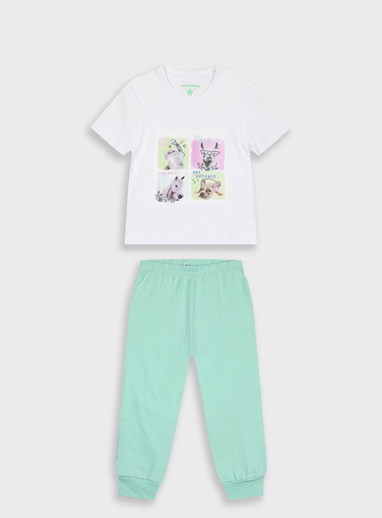 Pyjama set | ICE GREEN