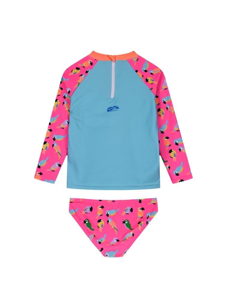 Παιδικό μαγιό 2 τεμάχια με αντηλιακή προστασία για κορίτσι | ΕΜΠΡΙΜΕ
