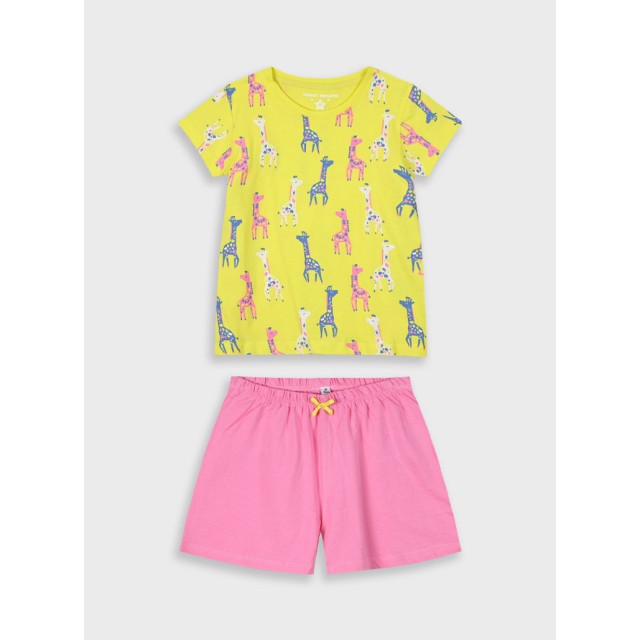 Pyjama set with print for girls | ROSE PETAL