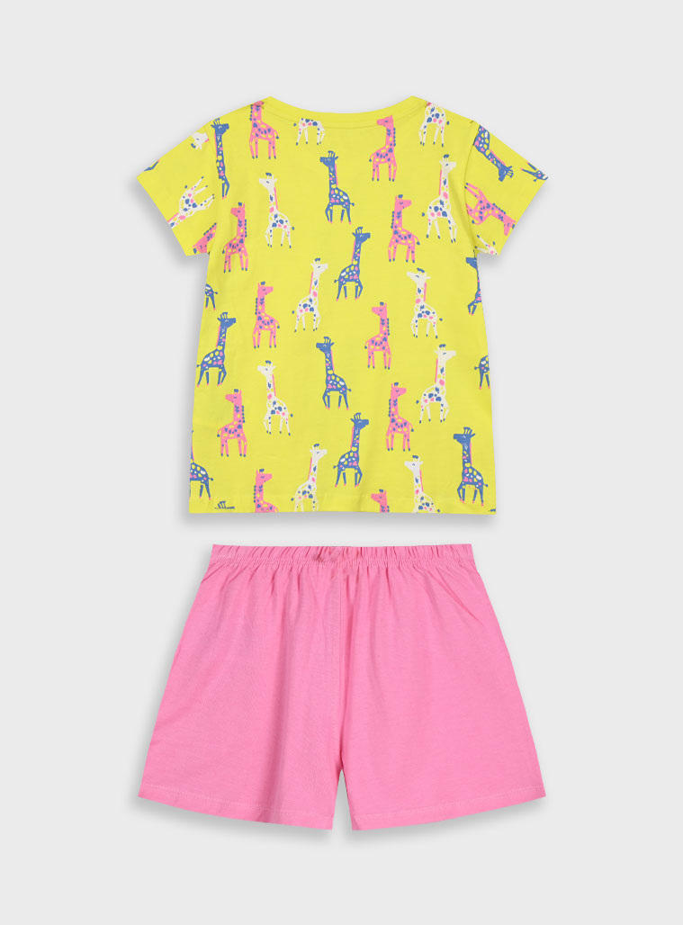 Pyjama set with print for girls | ROSE PETAL