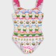 One piece swimsuit | ALL OVER PRINT