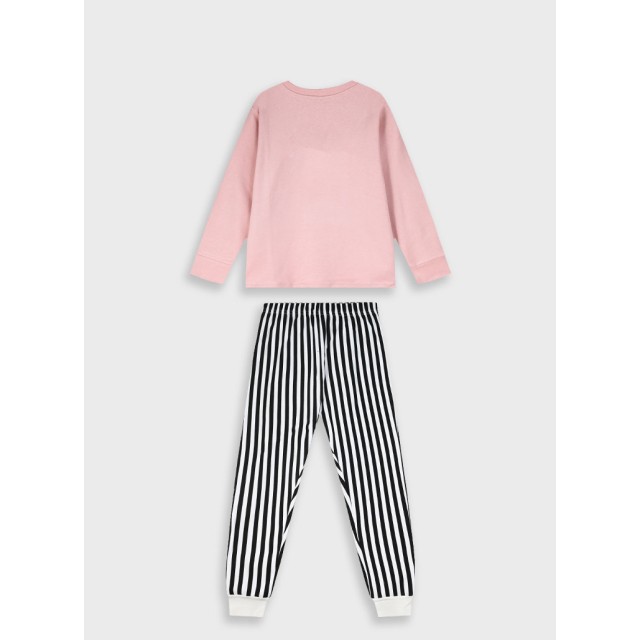 Pyjama with print | BLACK