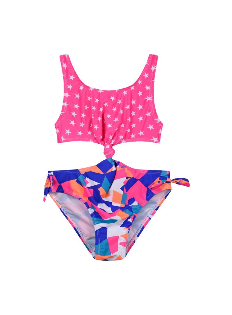Girl΄s bikini joined at the front | ALL OVER PRINT