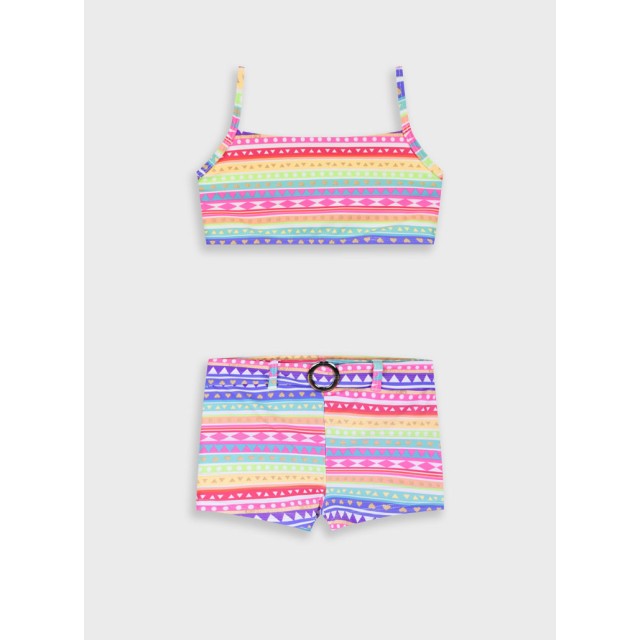 Girl΄s 2 piece printed swim suit | ALL OVER PRINT