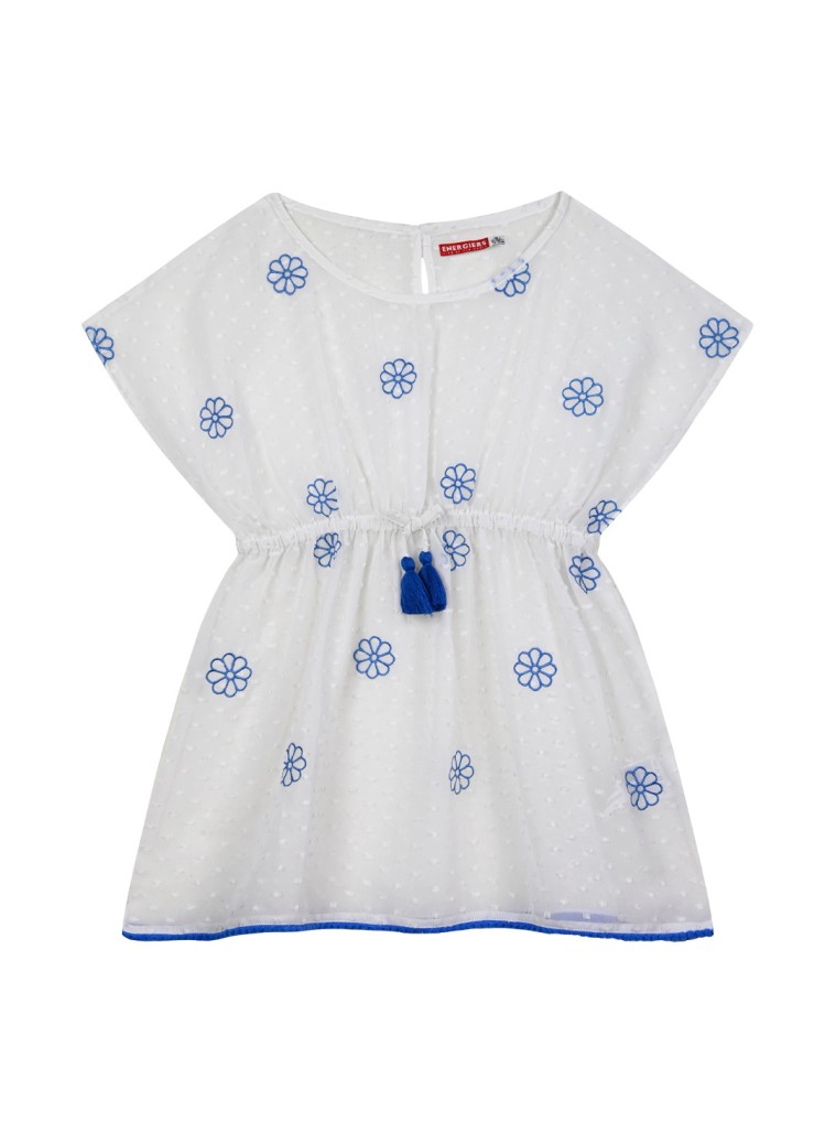 Girl΄s beach cover up | WHITE