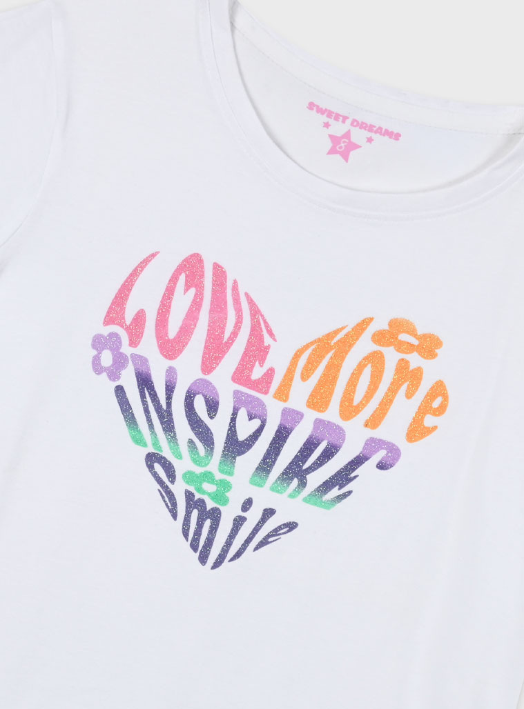 Pyjama set with print for girls | ROSE PETAL