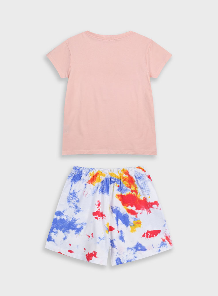 Pyjama set with print for girls | ALL OVER PRINT