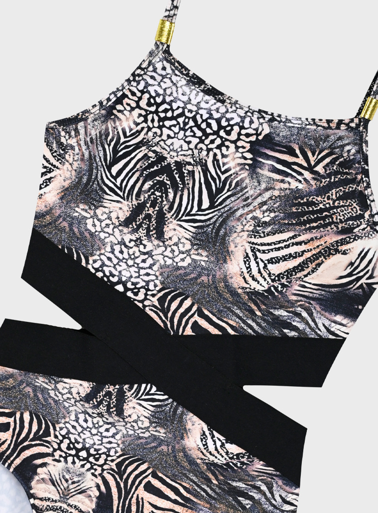 One piece swimsuit | ALL OVER PRINT