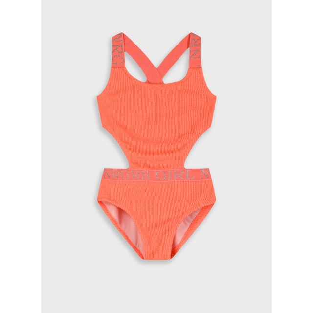 One piece swimsuit | NEON CORAL