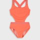 One piece swimsuit | NEON CORAL