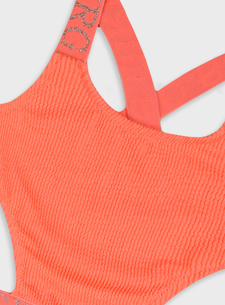 One piece swimsuit | NEON CORAL