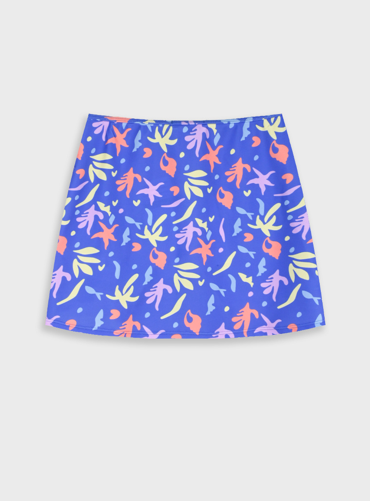 Skirt swimsuit | Stampa all over