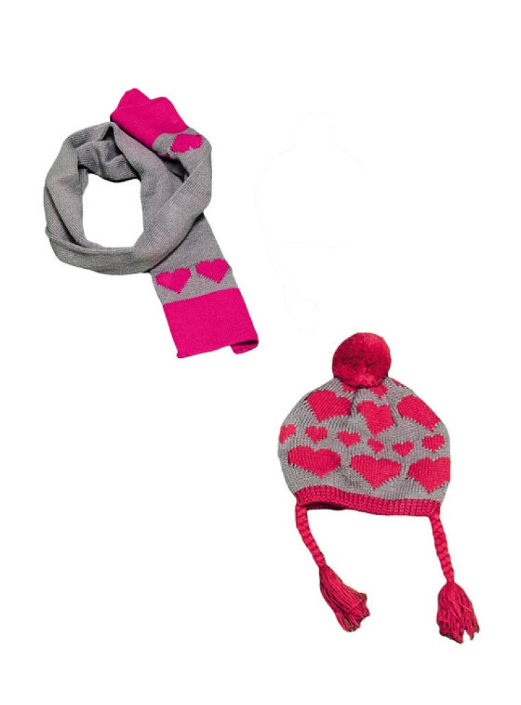 Σετ με τύπωμα καρδιές | ΤΥΠΟΣ