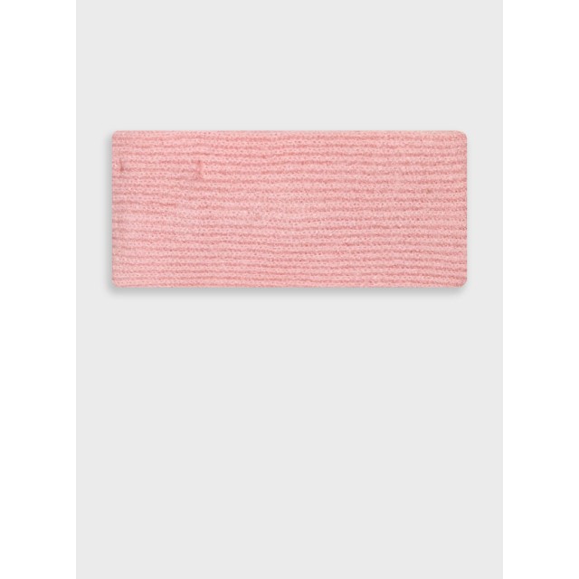 Knit headband for girls | Rosa polveroso