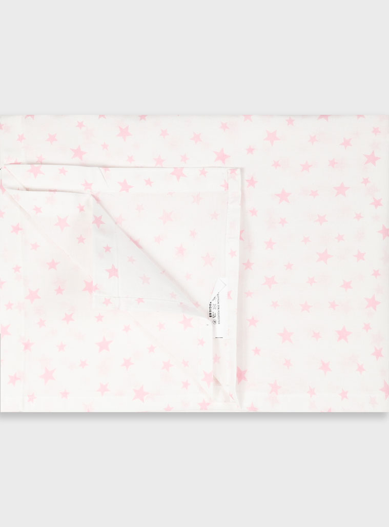 Βρεφικό σετ σεντόνι με μαξιλαροθήκη | ΡΟΖ Βρεφικό σετ σεντόνι με μαξιλαροθήκη | ΡΟΖ