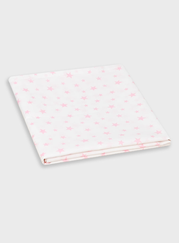 Βρεφικό σετ σεντόνι με μαξιλαροθήκη | ΡΟΖ Βρεφικό σετ σεντόνι με μαξιλαροθήκη | ΡΟΖ