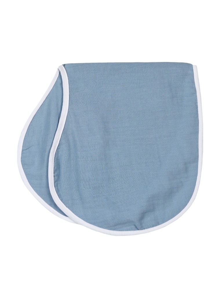 Baby muslin burp cloth | Azzurro cielo