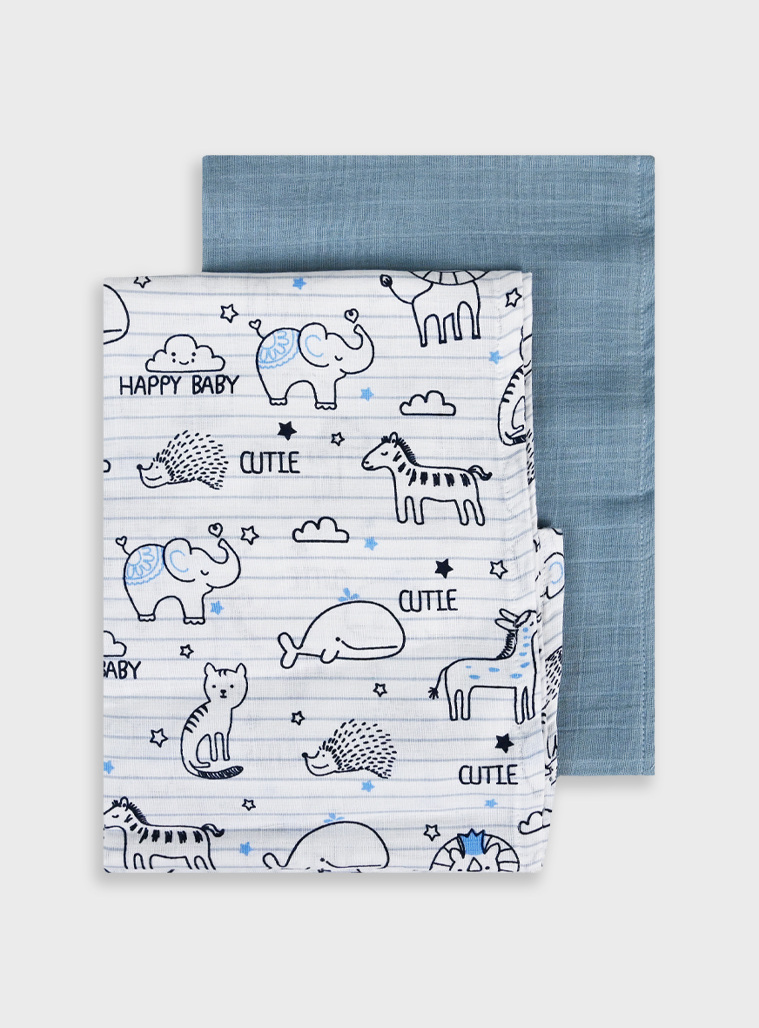 Cloth wraps for babies | SKY BLUE