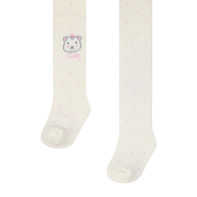 Baby Girl's Thick Winter Stockings | ECRU