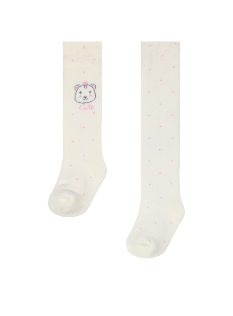 Χοντρό Χειμωνιάτικο Καλσόν για Βρεφικό Κορίτσι | ΕΚΡΟΥ