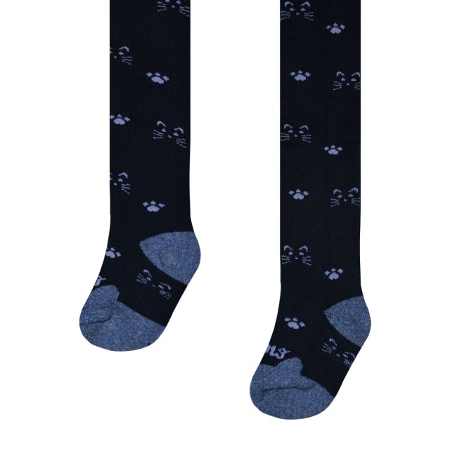 Baby Girl's Thick Winter Stockings | Blu navy