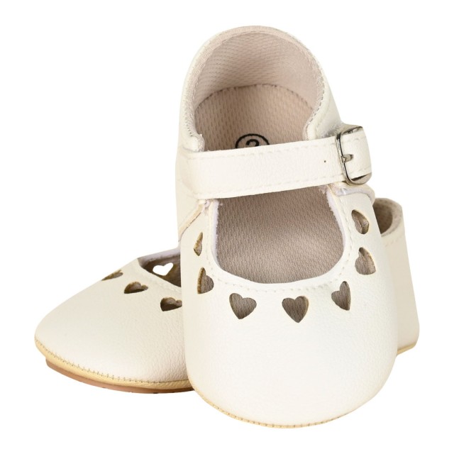 Baby hug shoes for girls | WHITE