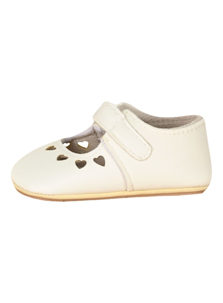 Baby hug shoes for girls | WHITE