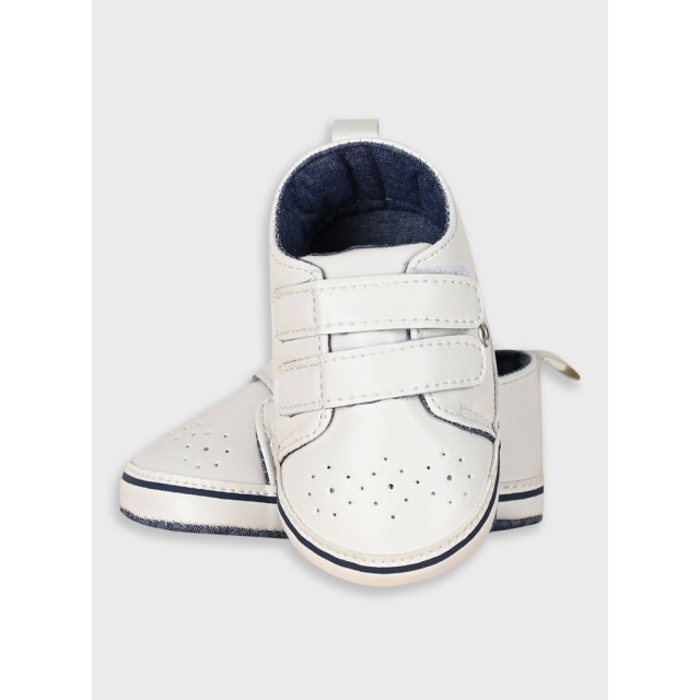Βρεφικά παπούτσια για αγόρι | ΛΕΥΚΟ