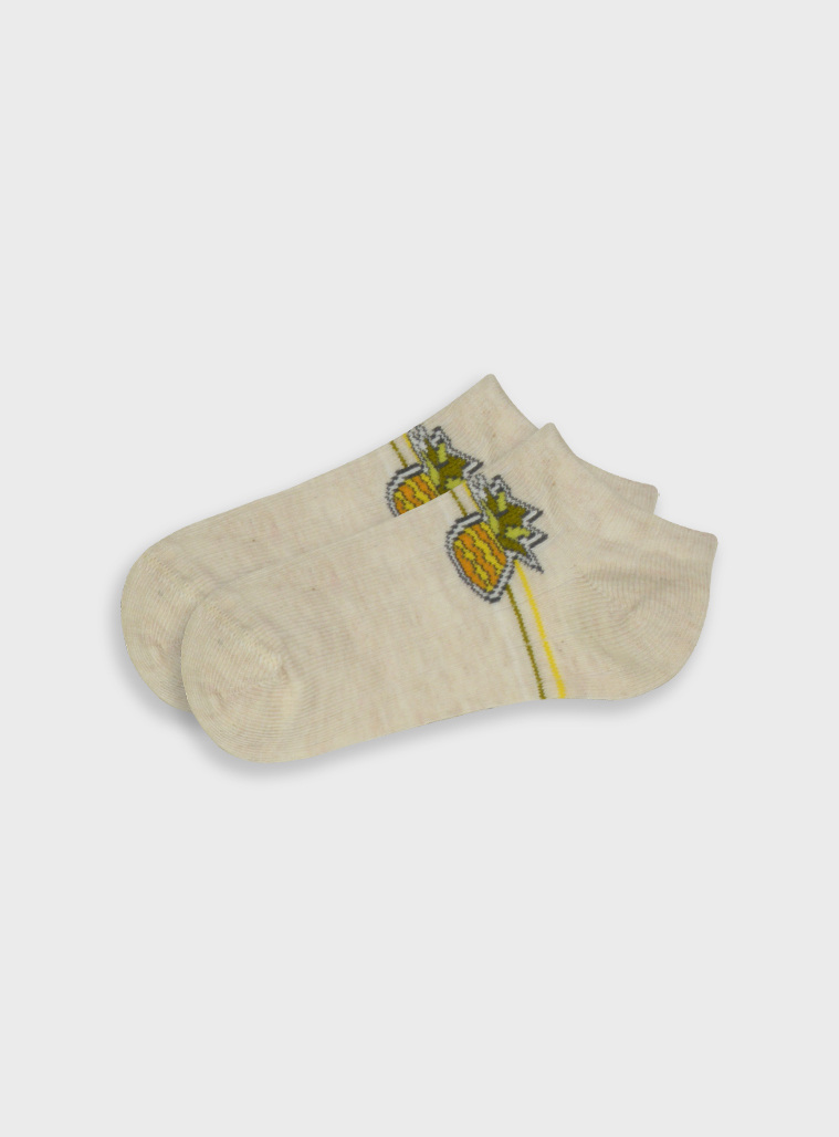 Short socks | Beige