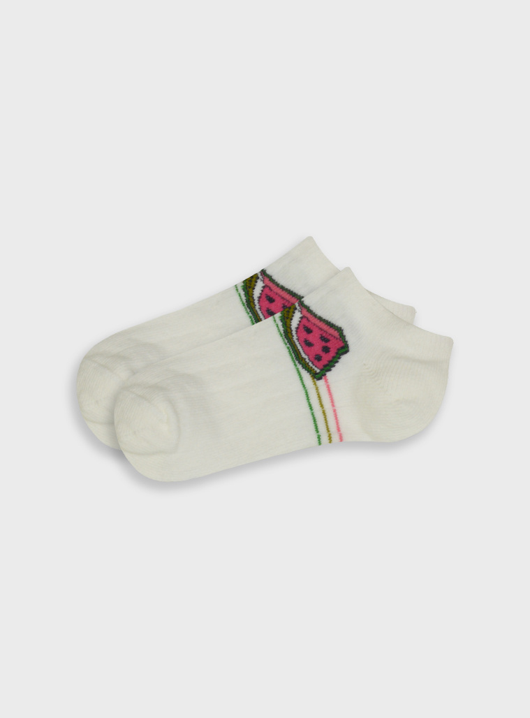Short socks | Ecru