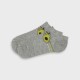 Short socks | Grigio melange