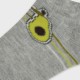 Short socks | Grigio melange