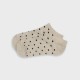Short dotted socks | BEIGE