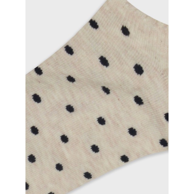 Short dotted socks | BEIGE