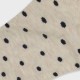 Short dotted socks | BEIGE