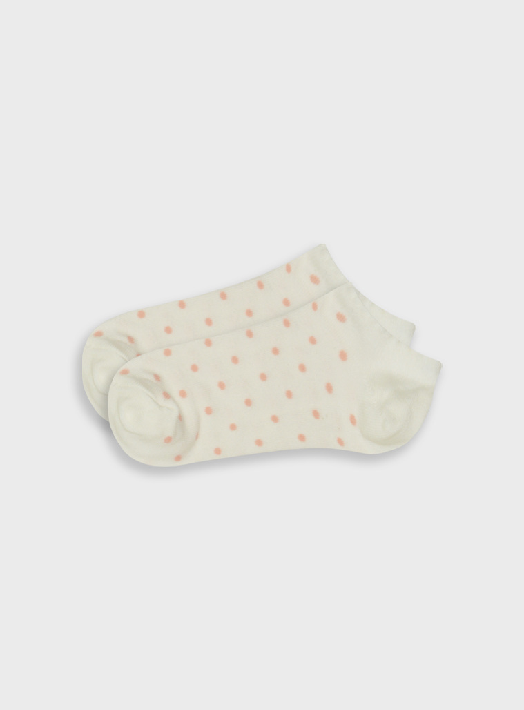 Short dotted socks | ECRU