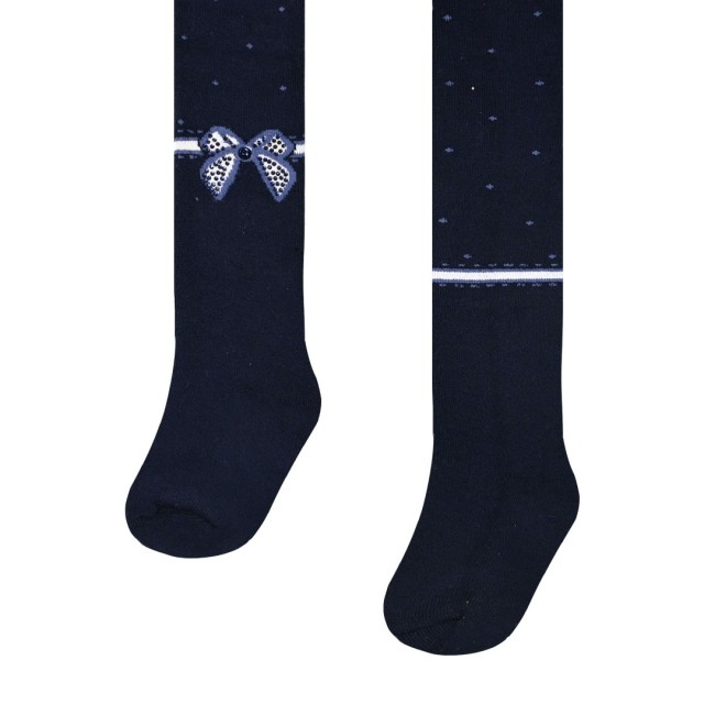 Baby Girl's Thick Winter Stockings | Blu navy