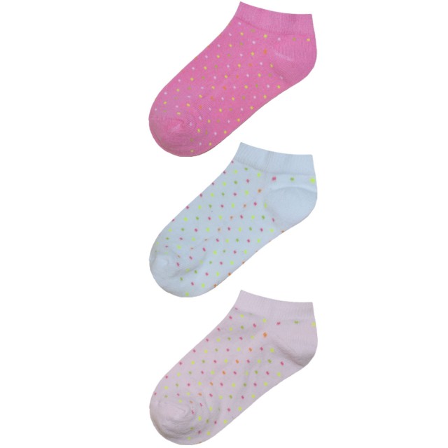 Σετ 3 ζεύγη κάλτσες | ΡΟΖ